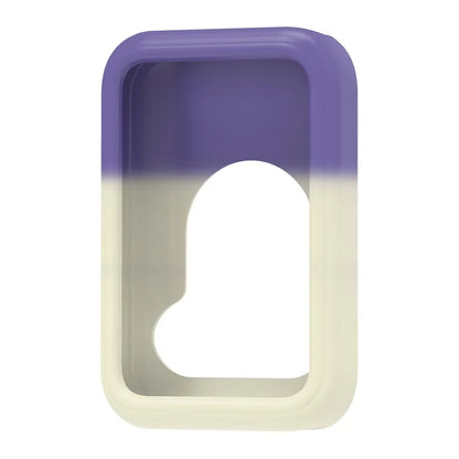 For Honor Band 9 Silicone Watch Case Protective Bumper Frame+Purple