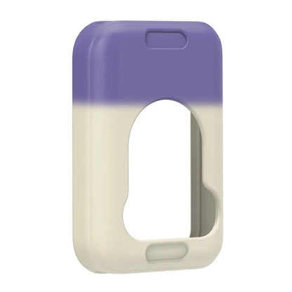 For Honor Band 9 Silicone Watch Case Protective Bumper Frame+Purple