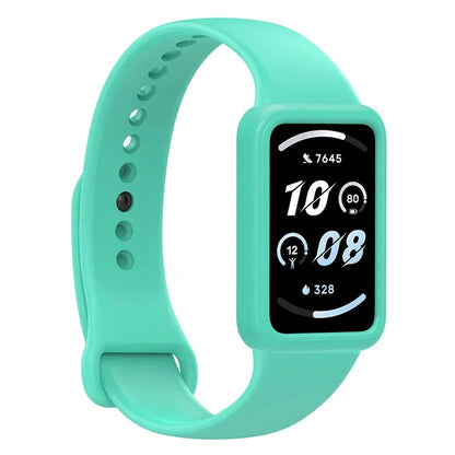 For Honor Band 9 Silicone Watch Case Protective Bumper Frame