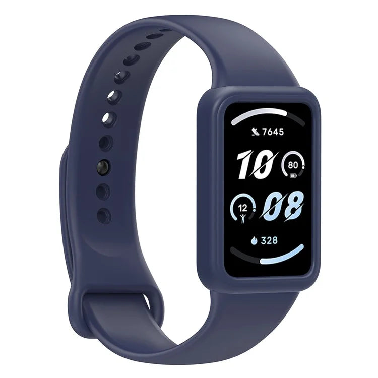 For Honor Band 9 Silicone Watch Case Protective Bumper Frame