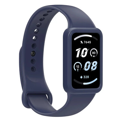 For Honor Band 9 Silicone Watch Case Protective Bumper Frame