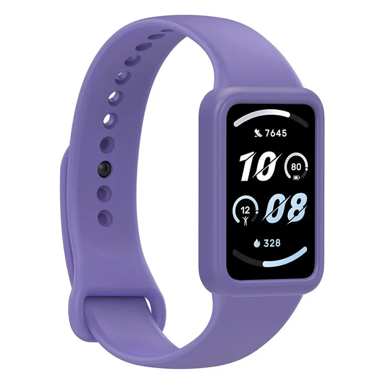 For Honor Band 9 Silicone Watch Case Protective Bumper Frame