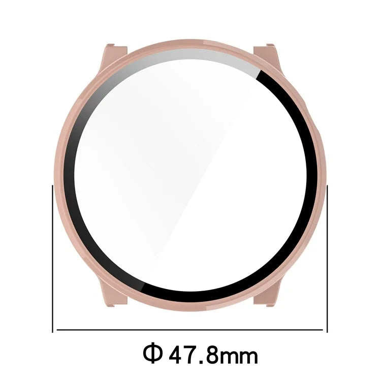 Hard PC Case for Mibro Watch Lite2 Watch Cover with Tempered Glass Screen Film