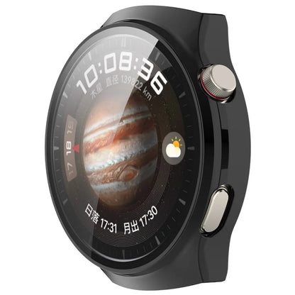 For Huawei Watch 4 Pro Case PC Cover with Curved Tempered Glass Screen Protector