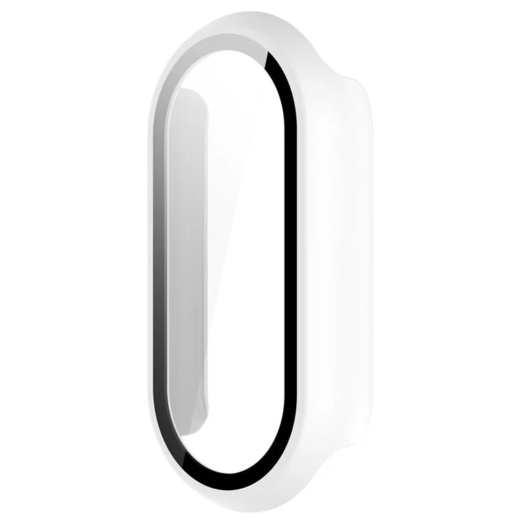 For Xiaomi Smart Band 8 / 8 NFC PC Case+Glossy Style Tempered Glass Screen Protector