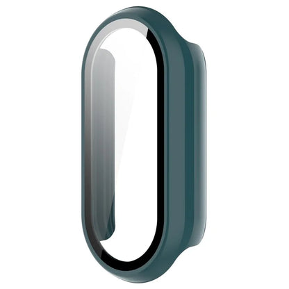 For Xiaomi Smart Band 8 / 8 NFC PC Case+Glossy Style Tempered Glass Screen Protector