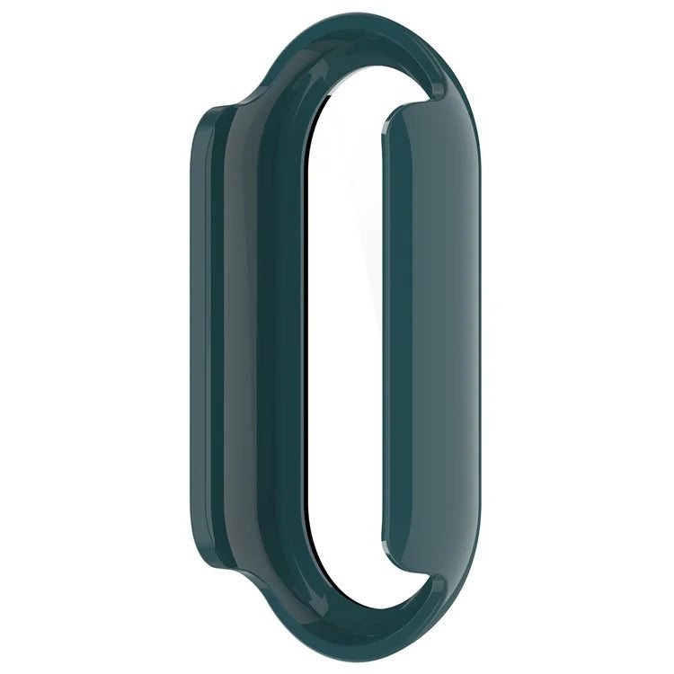 For Xiaomi Smart Band 8 / 8 NFC PC Case+Glossy Style Tempered Glass Screen Protector