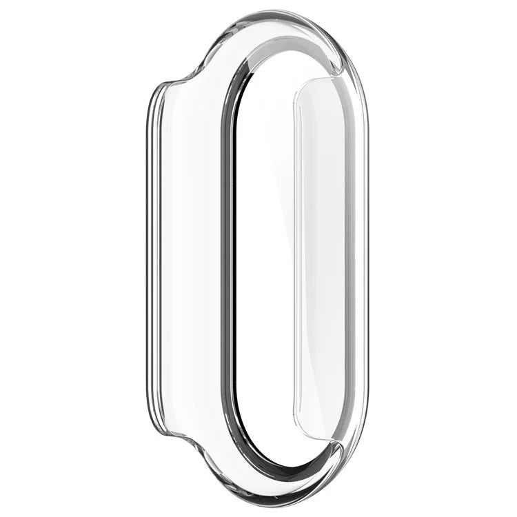 For Xiaomi Smart Band 8 / 8 NFC PC Case+Glossy Style Tempered Glass Screen Protector