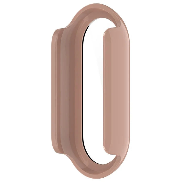For Xiaomi Smart Band 8 / 8 NFC PC Case+Glossy Style Tempered Glass Screen Protector