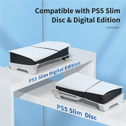 STARTRC GAMES For Sony PS5 Slim Horizontal Cooling Bracket ABS Plastic Game Console Base Stand