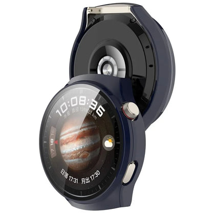 For Huawei Watch 4 Pro Hard PC Watch Case with Built-in Tempered Glass Screen Film