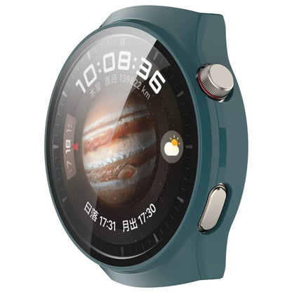 For Huawei Watch 4 Pro Hard PC Watch Case with Built-in Tempered Glass Screen Film