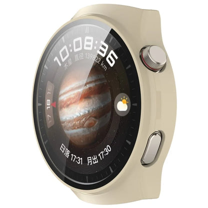For Huawei Watch 4 Pro Hard PC Watch Case with Built-in Tempered Glass Screen Film