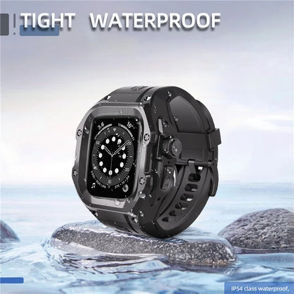 SHELLBOX For Apple Watch Ultra 49mm / Ultra 2 49mm PC Watch Protective Case with Strap