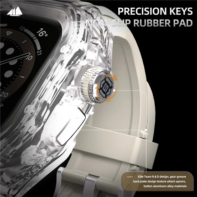 SHELLBOX For Apple Watch Ultra 49mm / Ultra 2 49mm PC Watch Protective Case with Strap