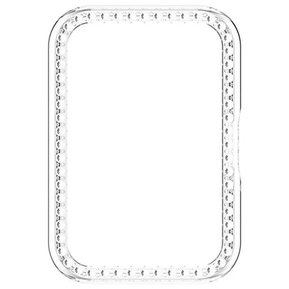 For Samsung Galaxy Fit3 R390 Anti-Collision Watch Case Rhinestone Decor PC Hollow Clear Protective Frame