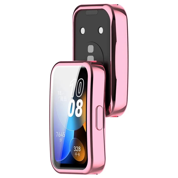 For Huawei Band 9 / 9 NFC / 8 / 8 NFC TPU Watch Protective Case Electroplating Full Coverage Shell