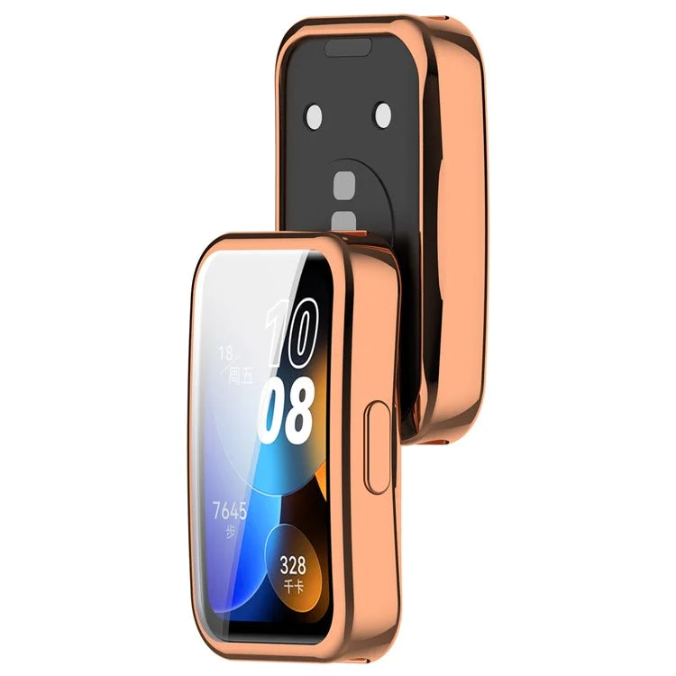 For Huawei Band 9 / 9 NFC / 8 / 8 NFC TPU Watch Protective Case Electroplating Full Coverage Shell