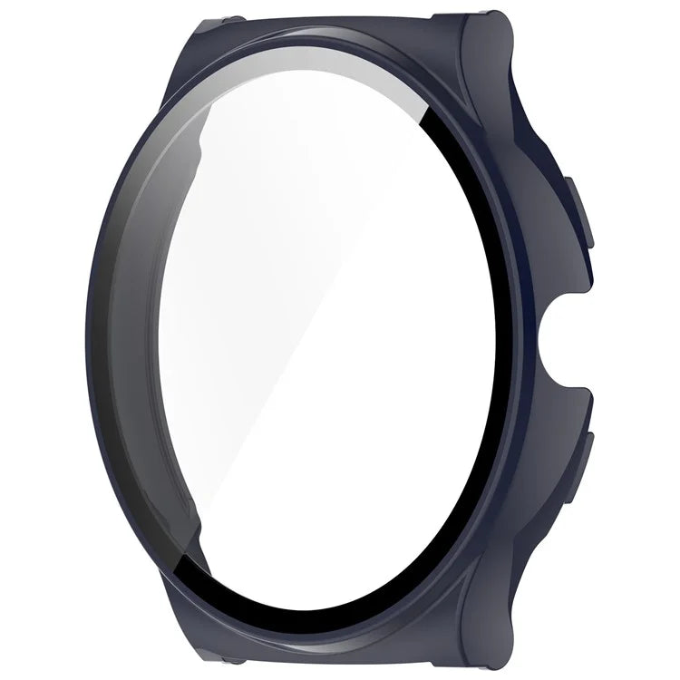 For Haylou Solar Lite (R001) Hard PC Watch Frame Cover with Tempered Glass Screen Film