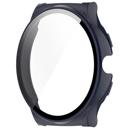 For Haylou Solar Lite (R001) Hard PC Watch Frame Cover with Tempered Glass Screen Film