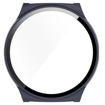 For Haylou Solar Lite (R001) Hard PC Watch Frame Cover with Tempered Glass Screen Film