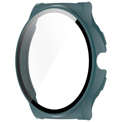 For Haylou Solar Lite (R001) Hard PC Watch Frame Cover with Tempered Glass Screen Film