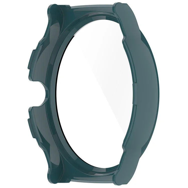 For Haylou Solar Lite (R001) Hard PC Watch Frame Cover with Tempered Glass Screen Film