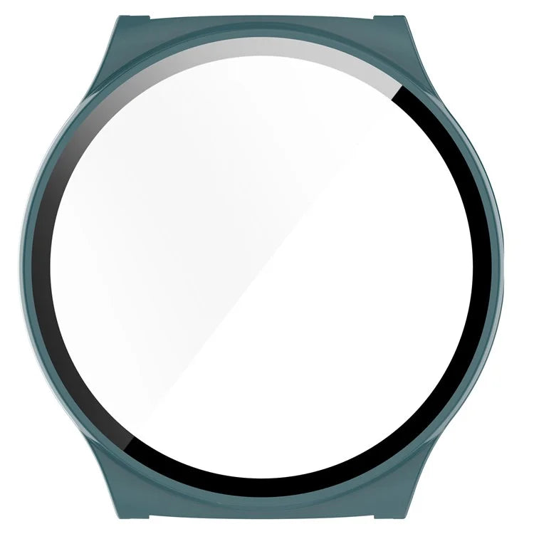 For Haylou Solar Lite (R001) Hard PC Watch Frame Cover with Tempered Glass Screen Film