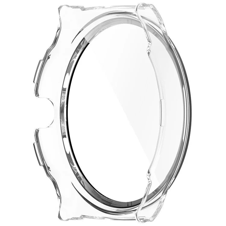 For Haylou Solar Lite (R001) Hard PC Watch Frame Cover with Tempered Glass Screen Film