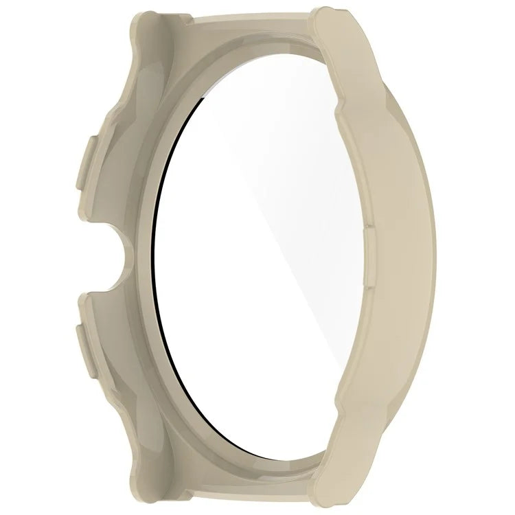 For Haylou Solar Lite (R001) Hard PC Watch Frame Cover with Tempered Glass Screen Film