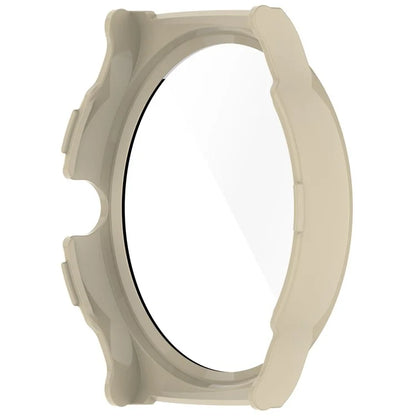 For Haylou Solar Lite (R001) Hard PC Watch Frame Cover with Tempered Glass Screen Film