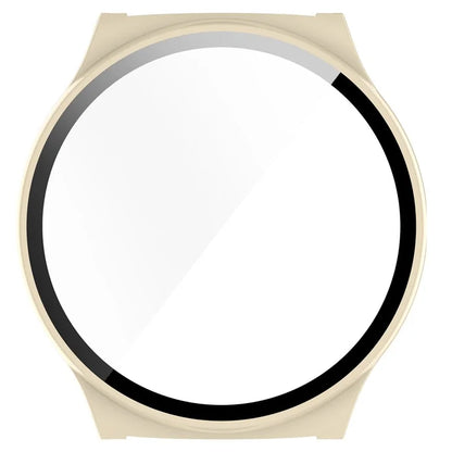 For Haylou Solar Lite (R001) Hard PC Watch Frame Cover with Tempered Glass Screen Film