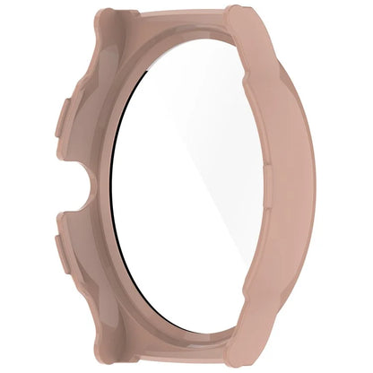 For Haylou Solar Lite (R001) Hard PC Watch Frame Cover with Tempered Glass Screen Film