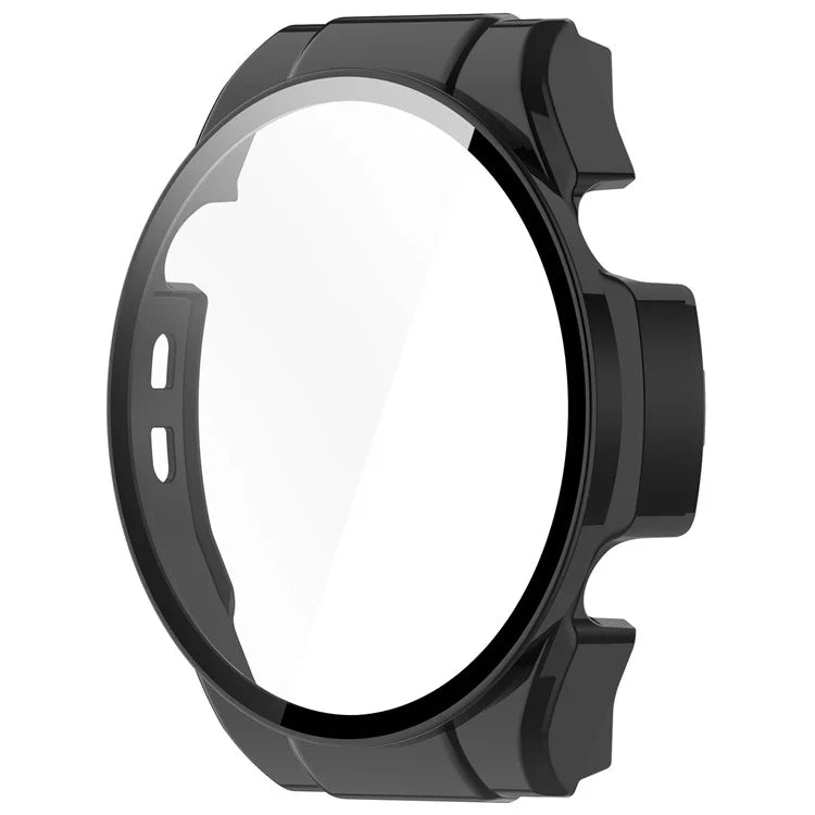 For Haylou Watch R8 Watch Case PC Protective Cover with Tempered Glass Screen Film