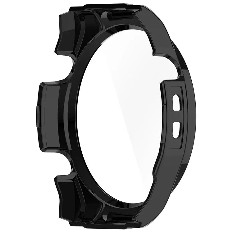 For Haylou Watch R8 Watch Case PC Protective Cover with Tempered Glass Screen Film
