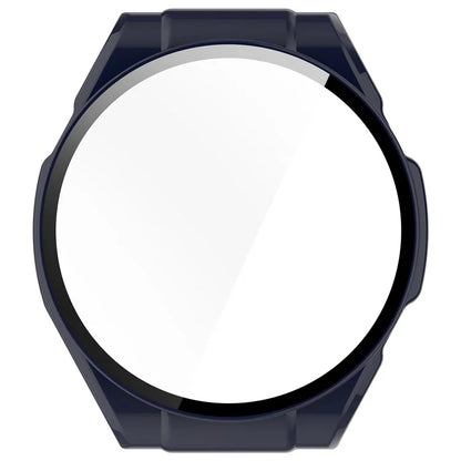 For Haylou Watch R8 Watch Case PC Protective Cover with Tempered Glass Screen Film
