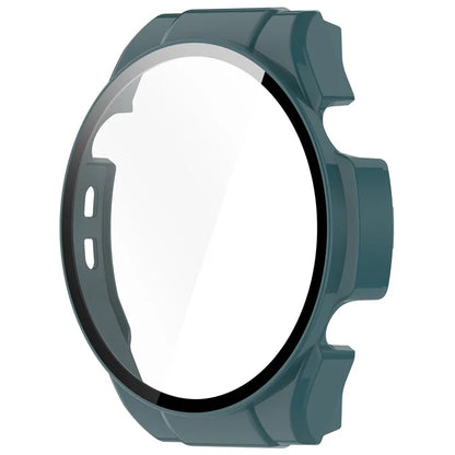 For Haylou Watch R8 Watch Case PC Protective Cover with Tempered Glass Screen Film