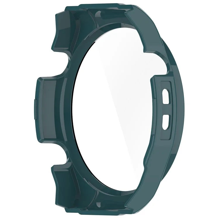 For Haylou Watch R8 Watch Case PC Protective Cover with Tempered Glass Screen Film