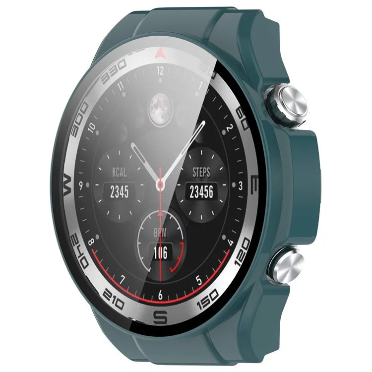 For Haylou Watch R8 Watch Case PC Protective Cover with Tempered Glass Screen Film