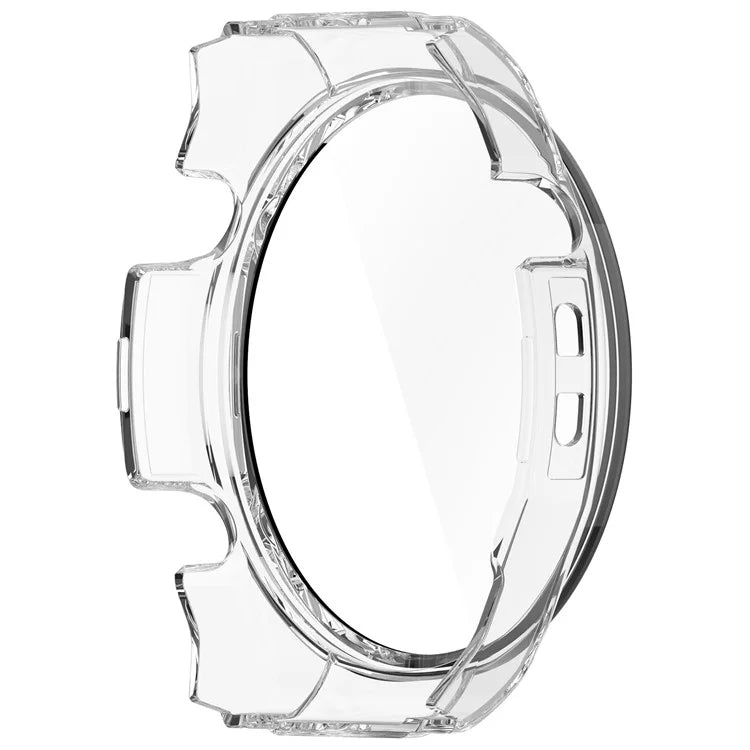 For Haylou Watch R8 Watch Case PC Protective Cover with Tempered Glass Screen Film