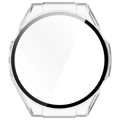 For Haylou Watch R8 Watch Case PC Protective Cover with Tempered Glass Screen Film