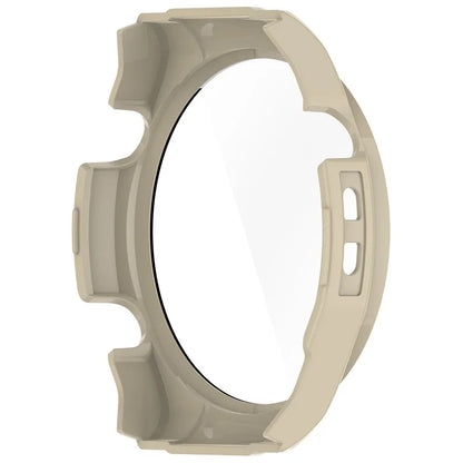 For Haylou Watch R8 Watch Case PC Protective Cover with Tempered Glass Screen Film
