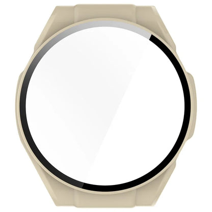 For Haylou Watch R8 Watch Case PC Protective Cover with Tempered Glass Screen Film