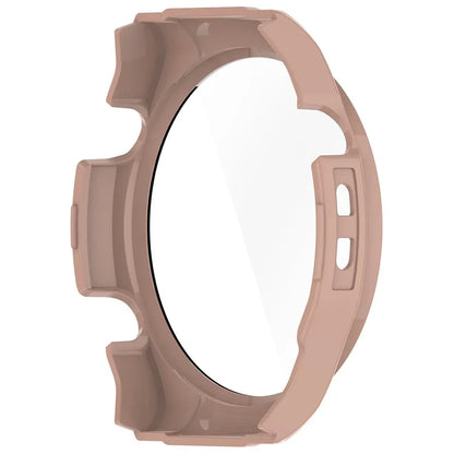 For Haylou Watch R8 Watch Case PC Protective Cover with Tempered Glass Screen Film