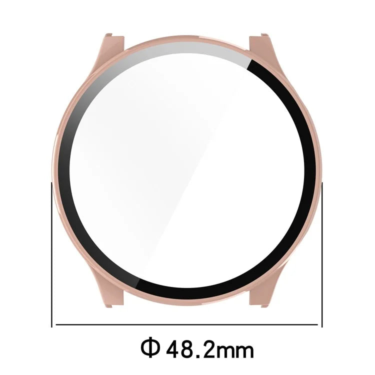 For Haylou Solar Plus RT3 / LS16 Hard PC Watch Protective Cover with Built-In Tempered Glass Screen Protector