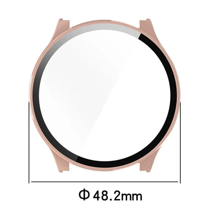 For Haylou Solar Plus RT3 / LS16 Hard PC Watch Protective Cover with Built-In Tempered Glass Screen Protector
