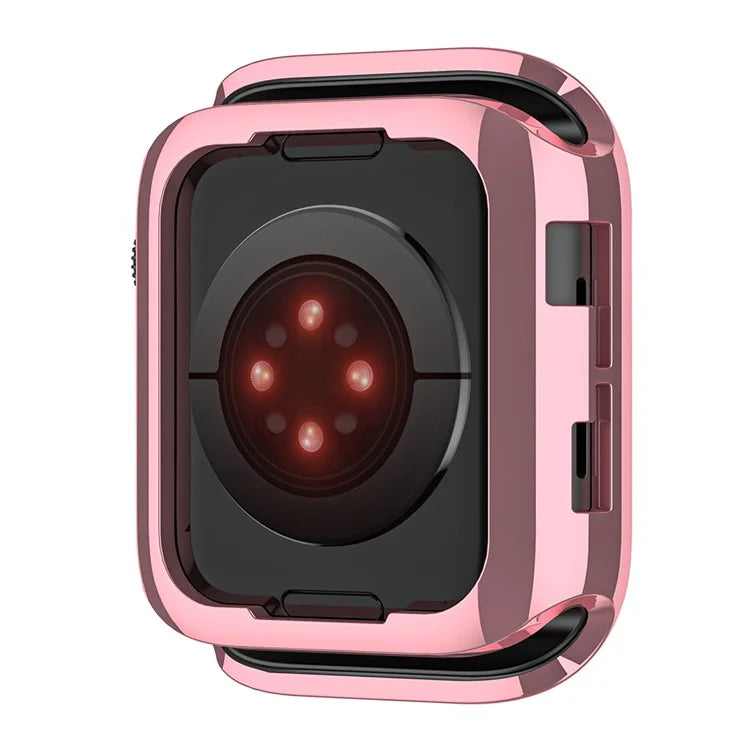 For Apple Watch Series 9 8 7 45mm / 6 5 4 SE (2023) SE (2022) SE 44mm / 3 2 1 42mm TPU Watch Cover Electroplated Hollow Frame