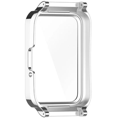 Watch Case for Samsung Galaxy Fit3 Rhinestone Decor PC Cover with Tempered Glass Screen Film