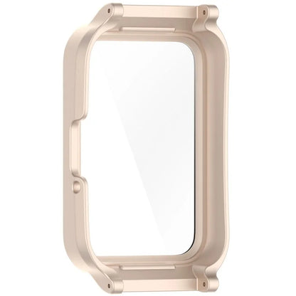 Watch Case for Samsung Galaxy Fit3 Rhinestone Decor PC Cover with Tempered Glass Screen Film