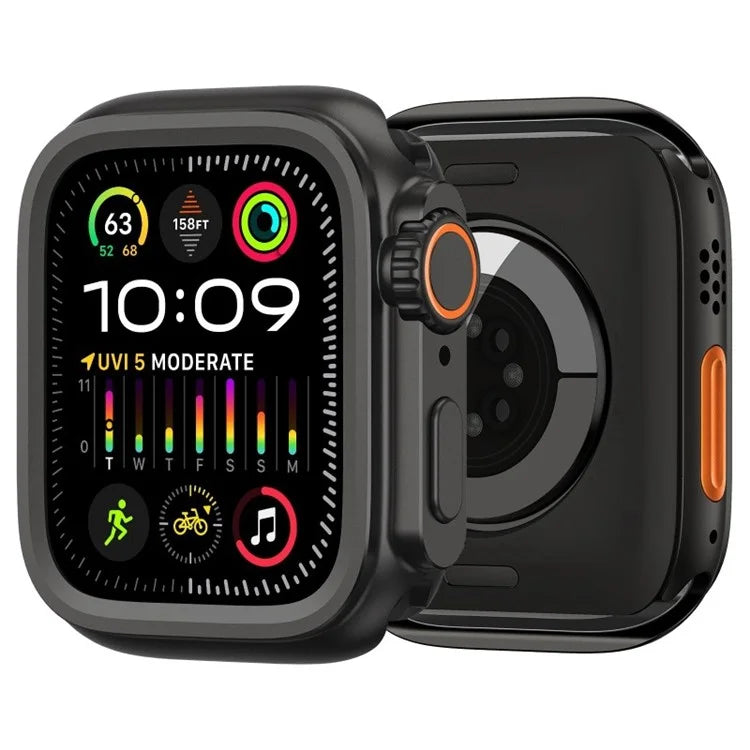 For Apple Watch Series 9  /  8  /  7 45mm Aluminum Alloy Watch Cover Protective Case
